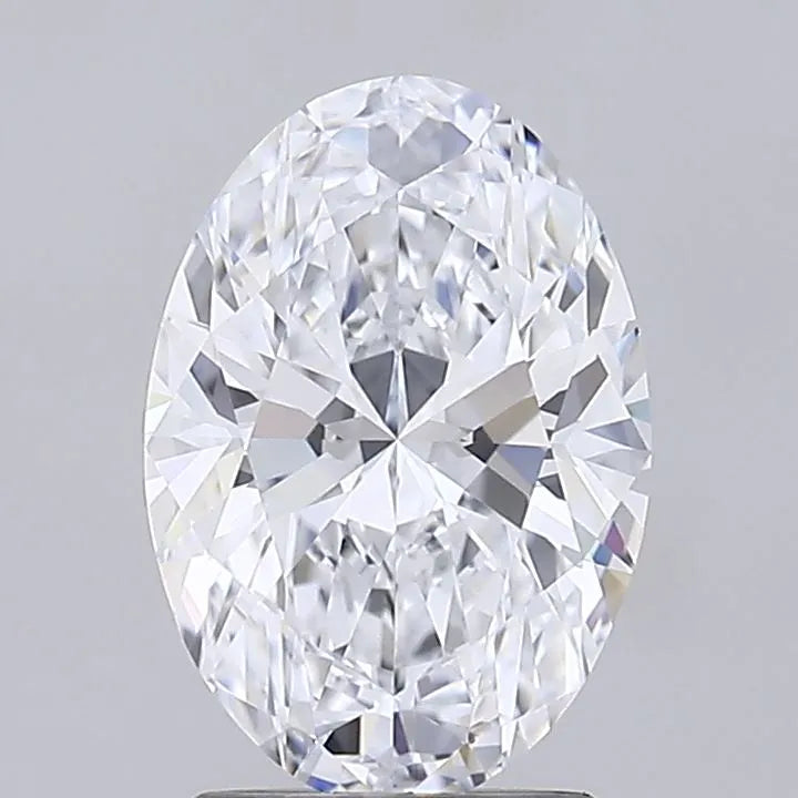 2.50ct Oval Lab Grown Diamond (Colour D, Clarity VVS1, IGI Certified)