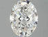 2.50ct Oval Lab Grown Diamond (Colour E, Clarity SI1, IGI Certified)