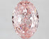 2.50ct Oval Lab Grown Diamond (Colour Fancy Intense Pink, Clarity VVS2, IGI Certified)
