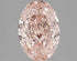 2.54ct Oval Lab Grown Diamond (Colour Fancy Vivid Pink, Clarity VVS2, IGI Certified)