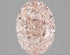 2.62ct Oval Lab Grown Diamond (Colour Fancy Vivid Pink, Clarity VS1, IGI Certified)