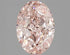 2.63ct Oval Lab Grown Diamond (Colour Fancy Vivid Pink, Clarity VVS1, IGI Certified)