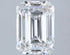2.70ct Emerald Lab Grown Diamond (Colour F, Clarity VS2, IGI Certified)
