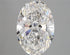 2.80ct Oval Lab Grown Diamond (Colour F, Clarity VVS2, IGI Certified)