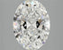 2.82ct Oval Lab Grown Diamond (Colour E, Clarity VVS2, IGI Certified)