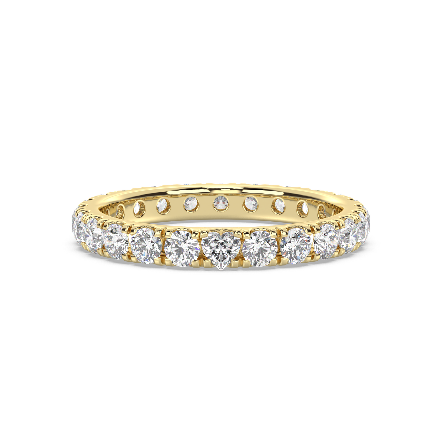 Signature 2.5 mm Eternity Band – with One Heart