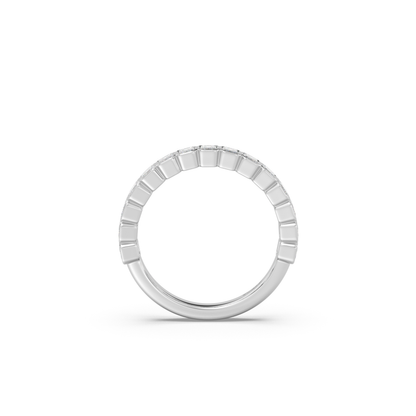 Signature Vertical Emerald Bezel Band