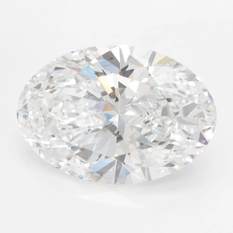 3.00ct Oval Lab Grown Diamond (Colour D, Clarity IF, IGI Certified)