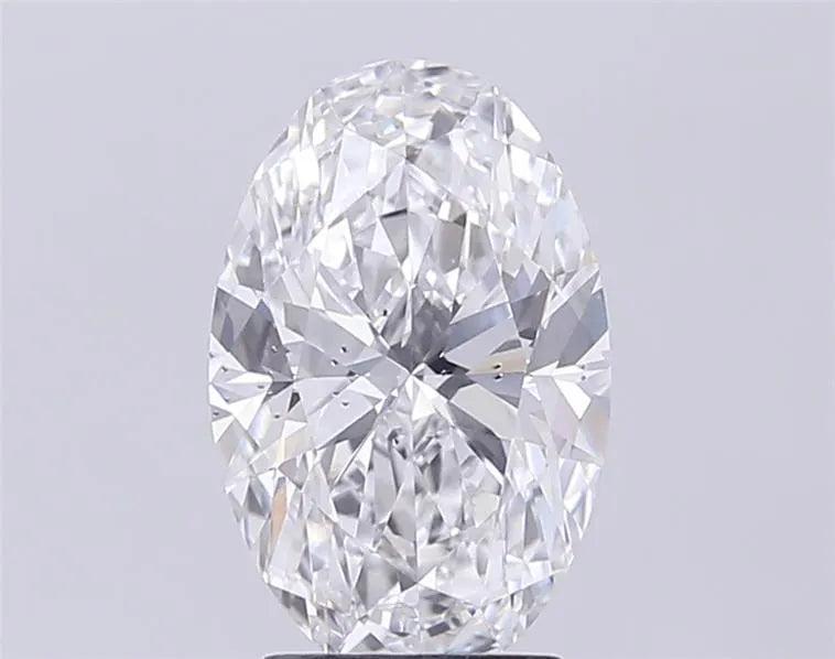 3.00ct Oval Lab Grown Diamond (Colour E, Clarity SI1, IGI Certified)