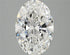 3.00ct Oval Lab Grown Diamond (Colour F, Clarity SI1, IGI Certified)