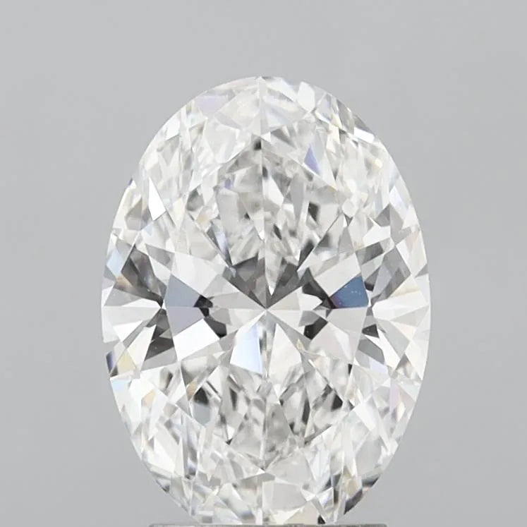 3.00ct Oval Lab Grown Diamond (Colour F, Clarity VS1, IGI Certified)