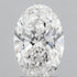 3.02ct Oval Lab Grown Diamond (Colour E, Clarity VVS1, IGI Certified)