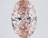 3.02ct Oval Lab Grown Diamond (Colour Fancy Intense Pink, Clarity VS1, IGI Certified)