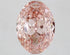 3.02ct Oval Lab Grown Diamond (Colour Fancy Vivid Pink, Clarity VS1, IGI Certified)
