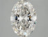 3.02ct Oval Lab Grown Diamond (Colour H, Clarity VVS2, IGI Certified)