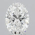 3.04ct Oval Lab Grown Diamond (Colour F, Clarity VVS2, IGI Certified)