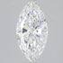 3.06ct Marquise Lab Grown Diamond (Colour D, Clarity SI1, IGI Certified)