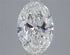 3.07ct Oval Lab Grown Diamond (Colour E, Clarity VVS2, IGI Certified)
