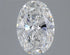 3.07ct Oval Lab Grown Diamond (Colour E, Clarity VVS2, IGI Certified)