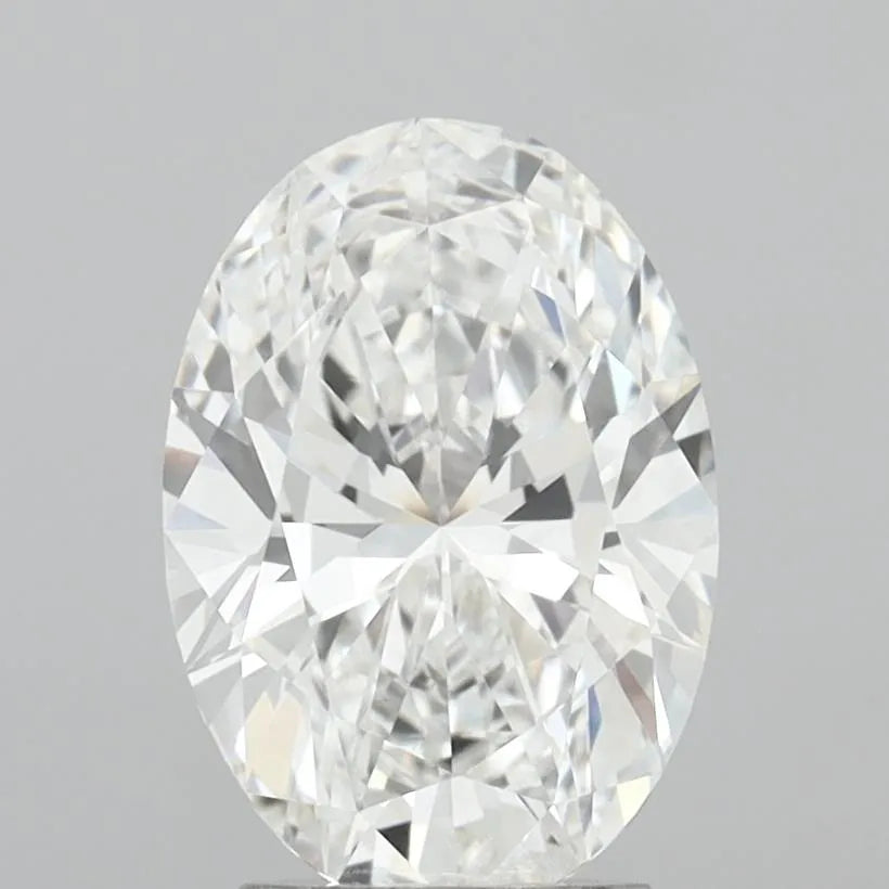 3.07ct Oval Lab Grown Diamond (Colour E, Clarity VVS2, IGI Certified)