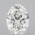 3.07ct Oval Lab Grown Diamond (Colour F, Clarity VVS2, IGI Certified)