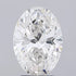 3.09ct Oval Lab Grown Diamond (Colour F, Clarity VVS2, IGI Certified)
