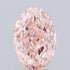 3.10ct Oval Lab Grown Diamond (Colour Fancy Intense Pink, Clarity VVS2, IGI Certified)