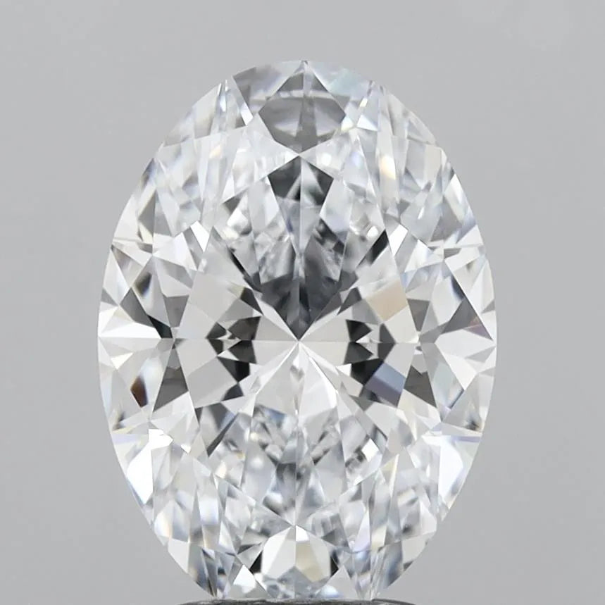 3.31ct Oval Lab Grown Diamond (Colour F, Clarity VVS1, IGI Certified)