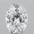3.31ct Oval Lab Grown Diamond (Colour F, Clarity VVS1, IGI Certified)