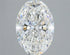 3.59ct Oval Lab Grown Diamond (Colour G, Clarity VVS2, IGI Certified)