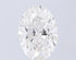 3.70ct Oval Lab Grown Diamond (Colour E, Clarity SI1, IGI Certified)