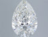3.72ct Pear Lab Grown Diamond (Colour G, Clarity VVS2, IGI Certified)