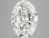 3.77ct Oval Lab Grown Diamond (Colour E, Clarity VS2, IGI Certified)