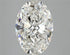 3.89ct Oval Lab Grown Diamond (Colour G, Clarity VVS2, IGI Certified)