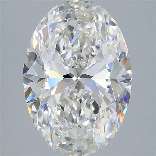 4.02ct Oval Lab Grown Diamond (Colour G, Clarity VS2, IGI Certified)