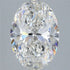 4.02ct Oval Lab Grown Diamond (Colour G, Clarity VS2, IGI Certified)
