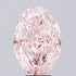 5.09ct Oval Lab Grown Diamond (Colour Fancy Vivid Pink, Clarity VVS2, IGI Certified)