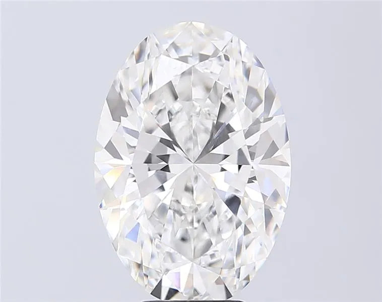 6.09ct Oval Lab Grown Diamond (Colour E, Clarity VVS2, IGI Certified)