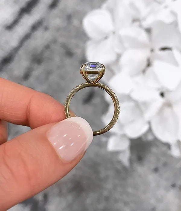 Classic Pavé Band Diamond Ring Setting
