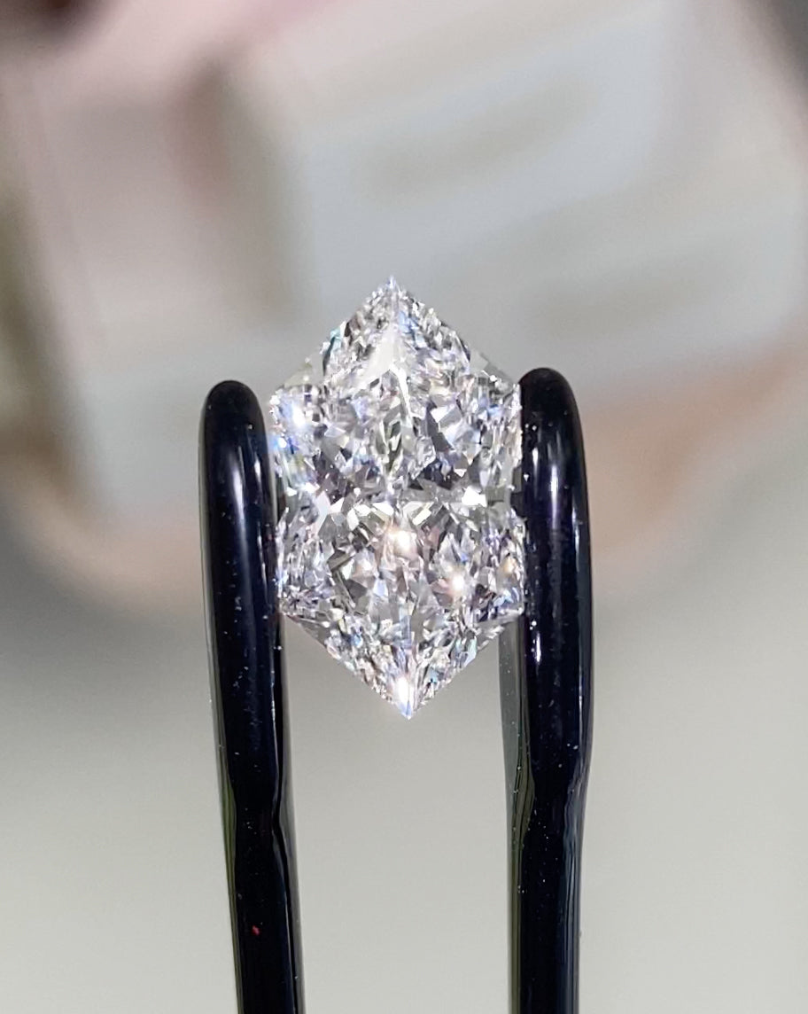 3.02 ct Brilliant Dutch Marquise Lab Diamond