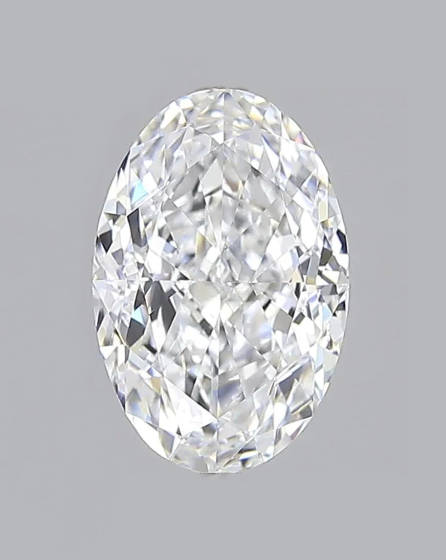 No Bowtie Oval Lab Diamond 3.51ct E VVS2