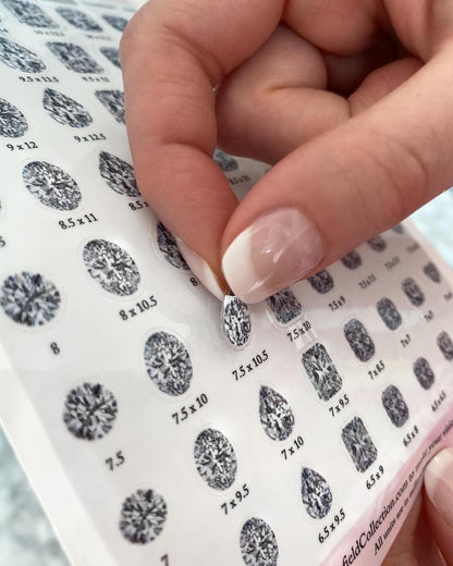 Free Stone Size Sticker Sheet