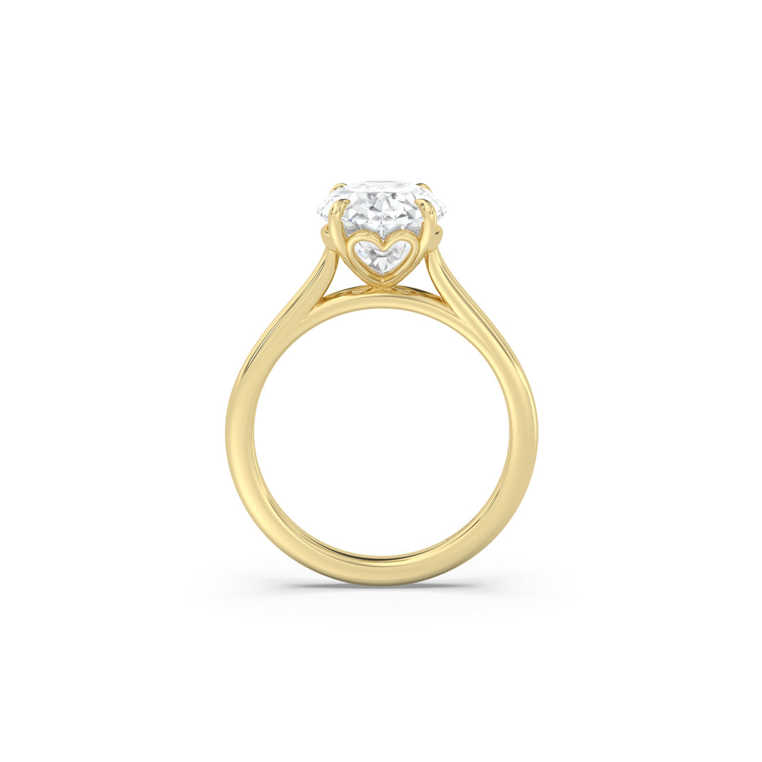 Signature Cathedral Hidden Heart Engagement Ring