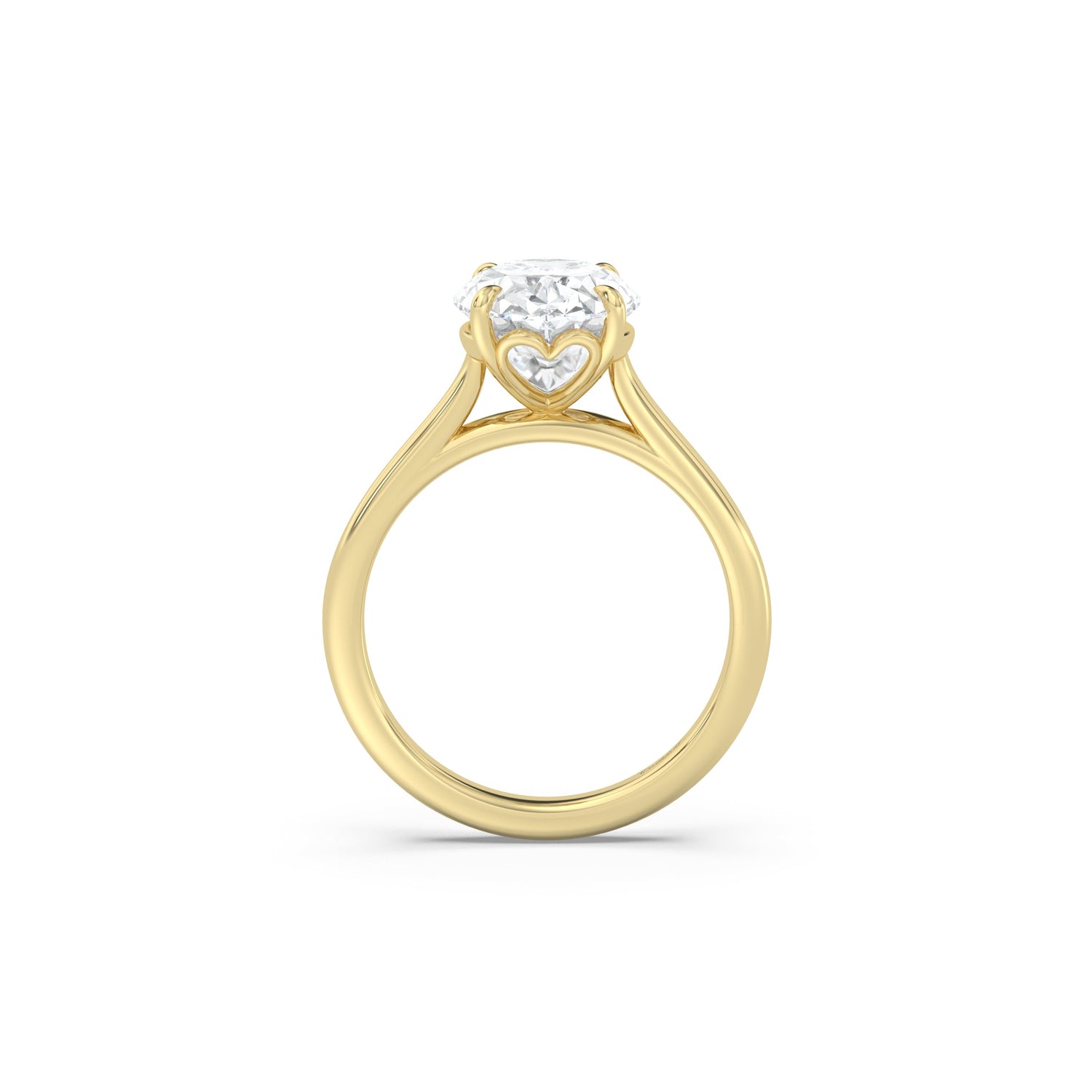Signature Cathedral Hidden Heart Diamond Ring Setting