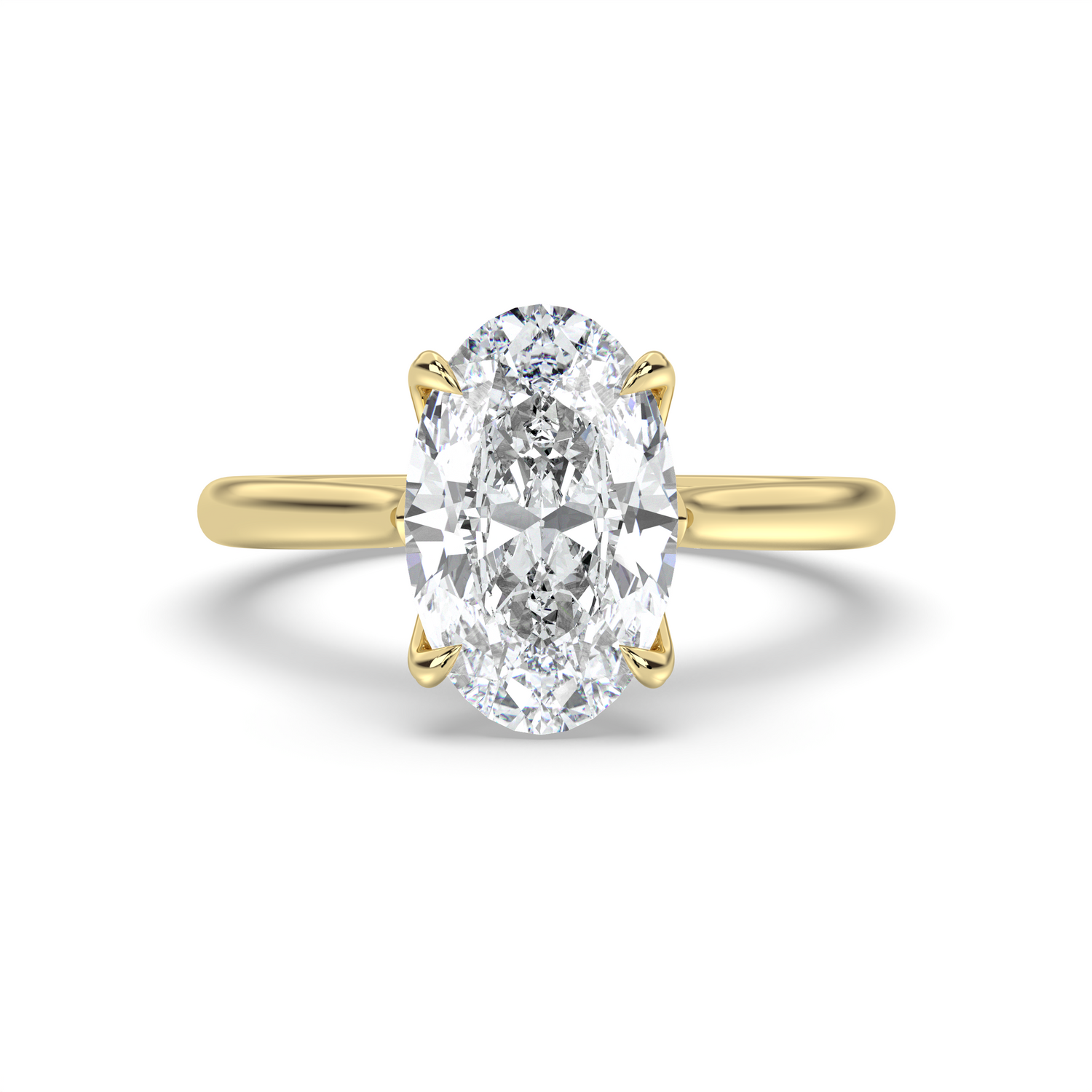Signature Cathedral Petal and Pavé Bridge Diamond Ring