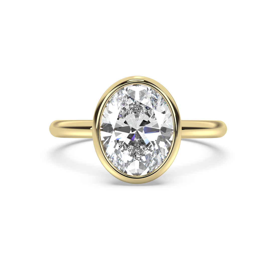 Classic Bezel Solitaire Engagement Ring