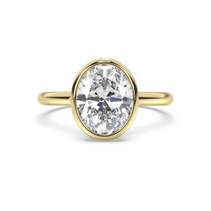 Classic Bezel Solitaire Engagement Ring