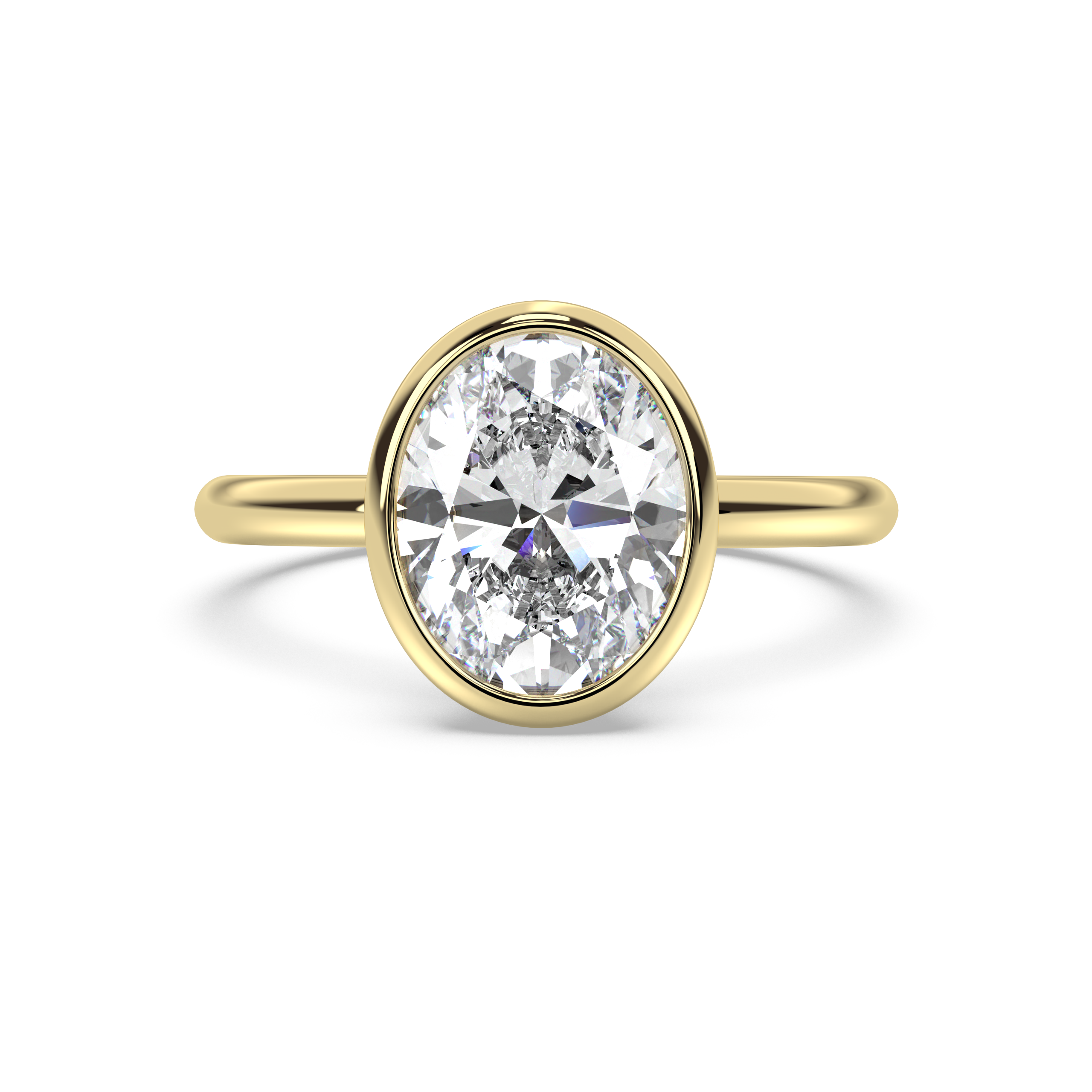 Classic Bezel Solitaire Diamond Ring