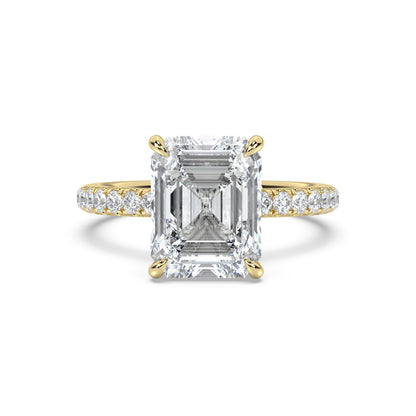 Classic Pavé Band Diamond Ring Setting