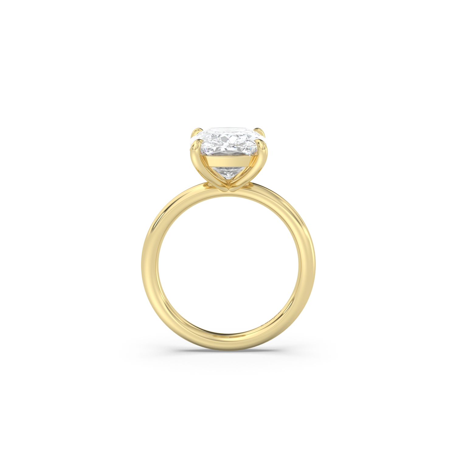 Classic Solitaire Moissanite Engagement Ring